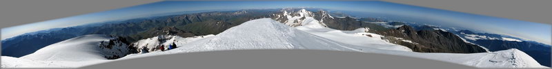 Фото 139. 360-градусная панорама с Казбека